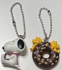 PEANUTS　コーヒースタンドスタイル　フィギュアマスコット3　2点セット