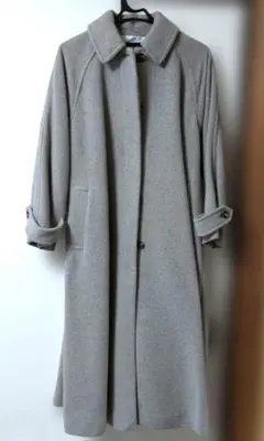 NATURAL BEAUTY BASICグレージュボリュームAラインロングコート