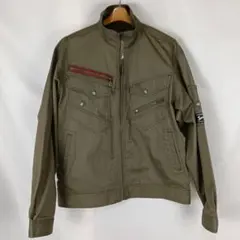 新品　ワークマン　Jawin　EL　作業服ジャケット　アーミーグリーンB6403