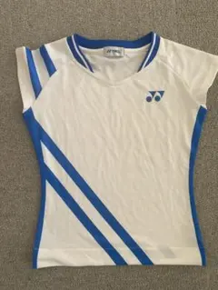 YONEX メッシュ Tシャツ S ホワイト/ブルー
