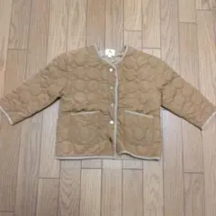 NANKET'S キルティングジャケット 110cm ベージュ