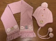 familiar キッズ ニット帽 マフラーセッ ト