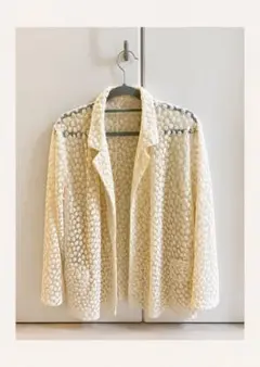 loungedress フラワーレース ジャケット アイボリーのサムネイル