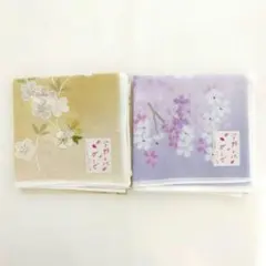 宇野千代ガーゼハンカチ２枚セットのサムネイル