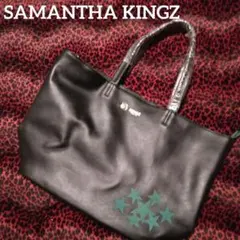 SAMANTHA KINGZ/トートバッグ/黒/星/A4/大容量のサムネイル