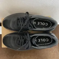 レザースニーカー 黒