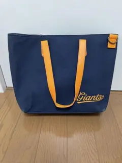 Giantsロゴ刺繍トートバッグ ネイビー