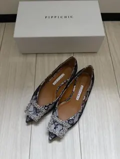 美品 PIPPICHIC ANNA パンプス フラットシューズ 36.5 日本製