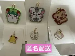 【匿名配送】とっとこはむ太郎　ラバーチャーム　メタルチャーム　6点セット