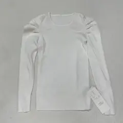 KOBE LETTUCE リブ編み長袖トップス