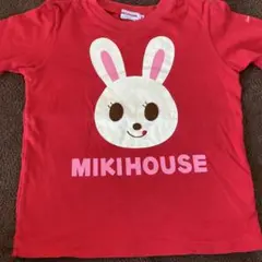 MIKI HOUSE 赤い長袖カットソー 110