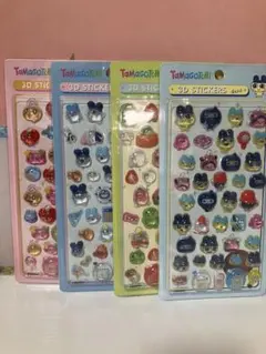 Tamagotchi 3Dステッカー 4枚セット