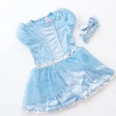 未使用★プリンセスドレス 90 水色 simtree コスプレ ベビー