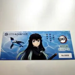 鬼滅の刃 時透無一郎 チケット風カード 水族館限定