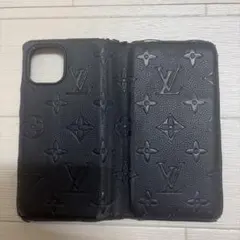 Louis Vuitton iPhone ケース 手帳型 ブラックのサムネイル