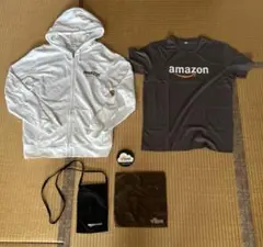 Amazon アマゾン 企業ロゴ ジップパーカー Tシャツ　その他ノベルティ