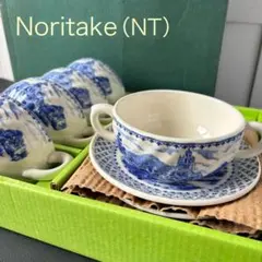 現ノリタケ NT 日本陶器　受皿付きブイヨンカップ　スープカップ　5客セットのサムネイル