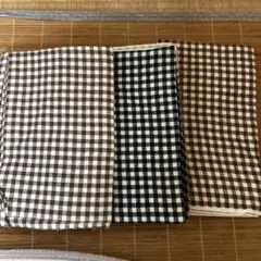 チェック柄　生地　まとめ売り