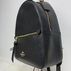 ✨極美品✨コーチ　リュック ブラック ゴールドロゴ　バックパック
