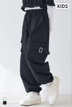 Coca girls ベルトカーゴパンツ ブラック　130