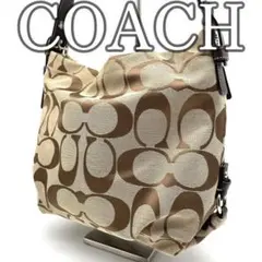 ふくちゃん様【美品】コーチ　　キャンバス　シグネチャー　ブラウン　15067