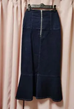 MIIA　デニムロングスカート