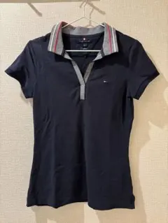 TOMMY HILFIGER ネイビー 半袖ポロシャツ S/P