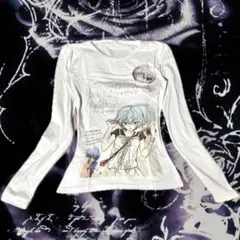 y2k 平成 グランジ エヴァ サブカル アニメ 綾波レイ グラフィック ロンＴ