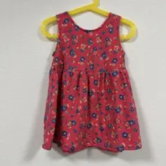 vintage ハンドメイド　oshkosh ワンピース　花柄