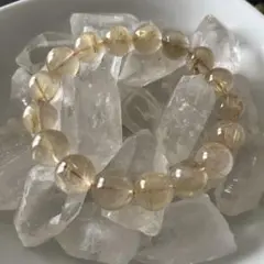 ゴールドルチル ルチルクォーツ ストーン ブレスレット 金運 窪塚洋介