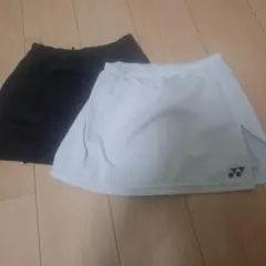 スコートS 白 黒 2枚セット