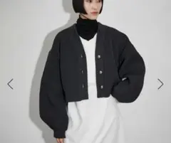 美品⭐︎ADAM ET ROPE カーディガン 黒 チャコール