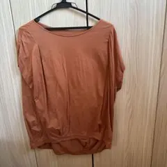 オレンジ コットン100% 半袖Tシャツ Mサイズ