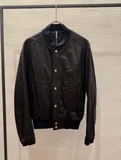 23AW】DIOR レザー×キルティング ボンバージャケット ブラック 44 