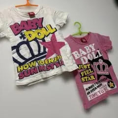 ⭐️BABYDOLL Tシャツ 2枚セット 110cmのサムネイル