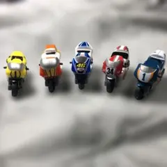プルバック　バイク　ミニカー　５台セット