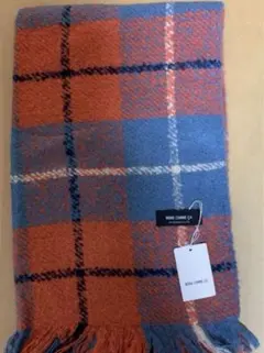 モノコムサ　チェック柄ストール　未使用