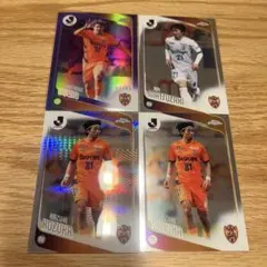 2026 Topps Chrome J리그 시미즈 에스펄스 4장 세트