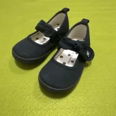 BeBe黒いリボン付きドレスシューズ　＃まとめ買い歓迎