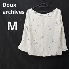 Doux archives花柄 長袖ブラウス Mサイズのサムネイル