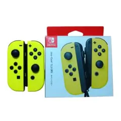 Switch ジョイコン(L)/(R) ネオンイエロー 箱付き　ストラップなし
