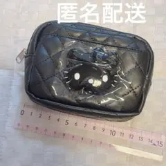 キティ　サンリオ　モノクロシリーズ　マルチポーチ　キルティング　キルトのサムネイル