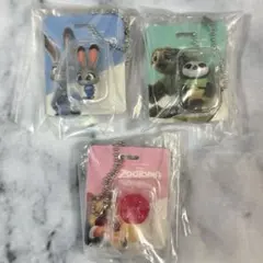 【匿名配送】ズートピア ブリスターチャームコレクション 3個セット