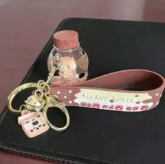 クリアボトル型キーホルダー