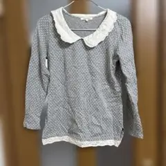 OLIVE des OLIVE ドット柄長袖カットソー　TSサイズ
