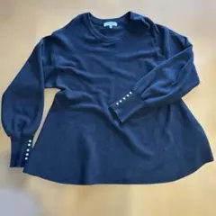 GLOBAL WORK ブラック　M 長袖ニット