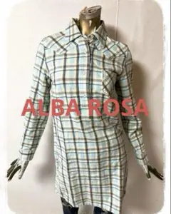 ☘️T16292☘️ALBA ROSA チェック ワンピース