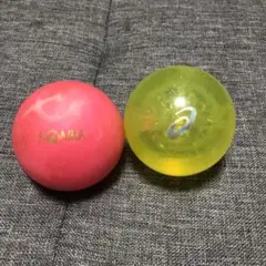 パークゴルフボール 2個セット ヘキサゴンⅡ マーブルⅢ