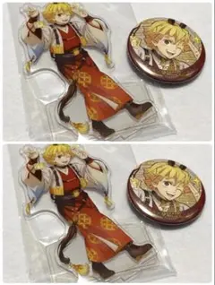 鬼滅の刃 2026 午年 アクスタ 缶バッジ 善逸②
