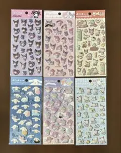 ダイソー DAISO ぷくっとシール 6個セット